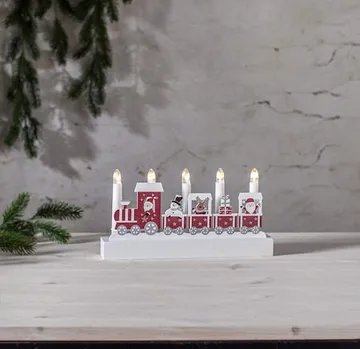 Jolly lysestake 28 cm - flerfarget - Interiør - Dekorasjon & innredningsdetaljer - Julepynt & juledekorasjon