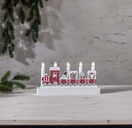 Jolly lysestake 28 cm - flerfarget - Interiør - Dekorasjon & innredningsdetaljer - Julepynt & juledekorasjon