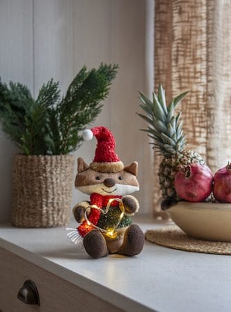 Joylight dekorasjonsfigur 12 cm - brun - Interiør - Dekorasjon & innredningsdetaljer - Julepynt & juledekorasjon