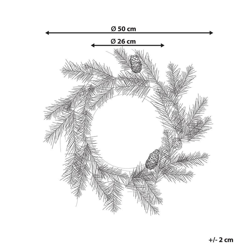 Julekrans Whitehorn - Interiør - Dekorasjon & innredningsdetaljer - Julepynt & juledekorasjon