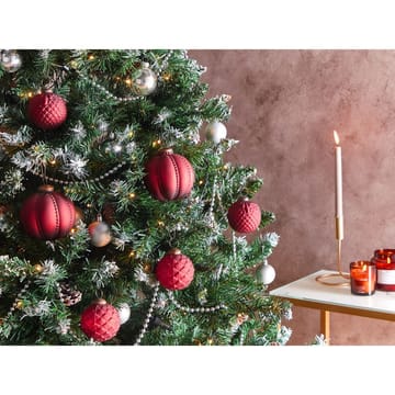 Julekule Argentin Sett med 6 - Rød - Interiør - Dekorasjon & innredningsdetaljer - Julepynt & juledekorasjon - Juletrepynt