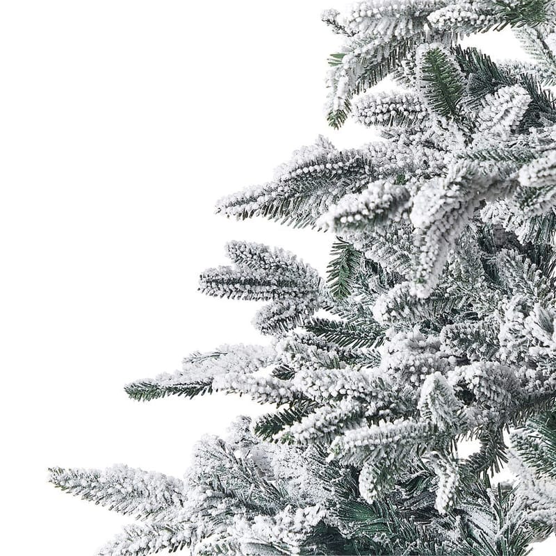 Bassie Snøete Plastgran 240 cm - Hvit/Grønn - Interiør - Dekorasjon & innredningsdetaljer - Julepynt & juledekorasjon - Plastjuletre