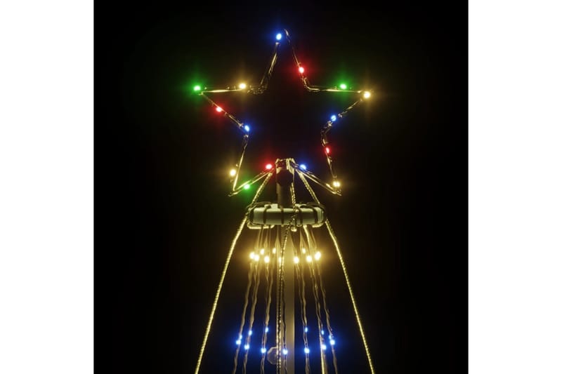 beBasic Juletre med bakkeplugg flerfarget 1134 lysdioder 800 cm - Plastjuletre