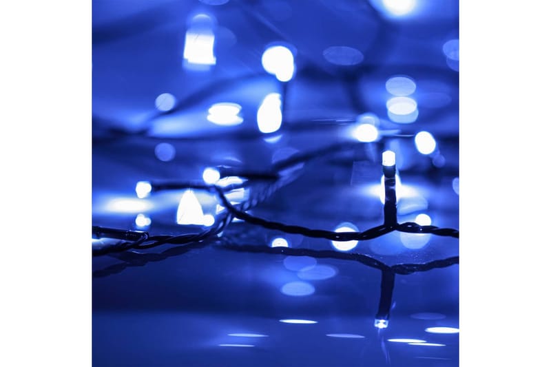 beBasic LED-strenglys med 1000 lysdioder blå 100 m PVC - Julepynt & juledekorasjon - Jul lys