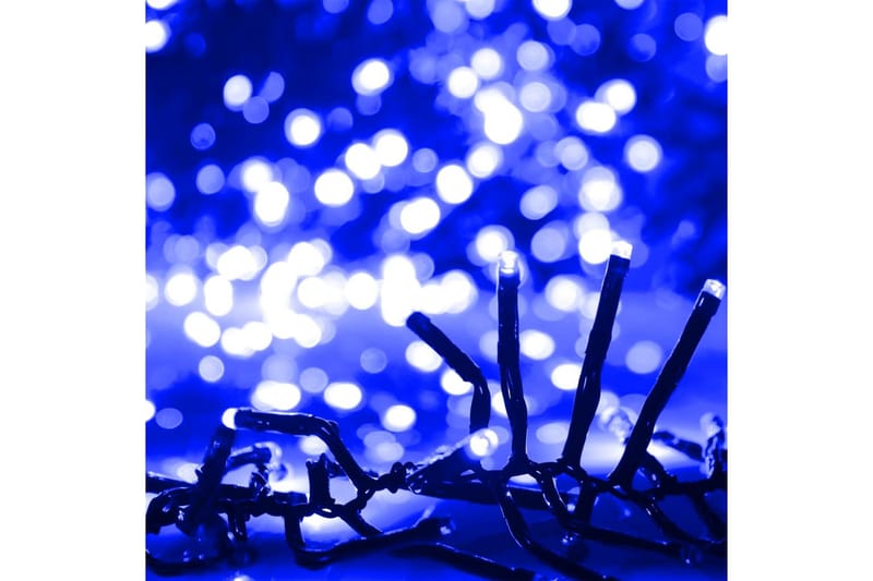 beBasic LED-strenglys med 1000 lysdioder blå 20 m PVC - Julepynt & juledekorasjon - Jul lys