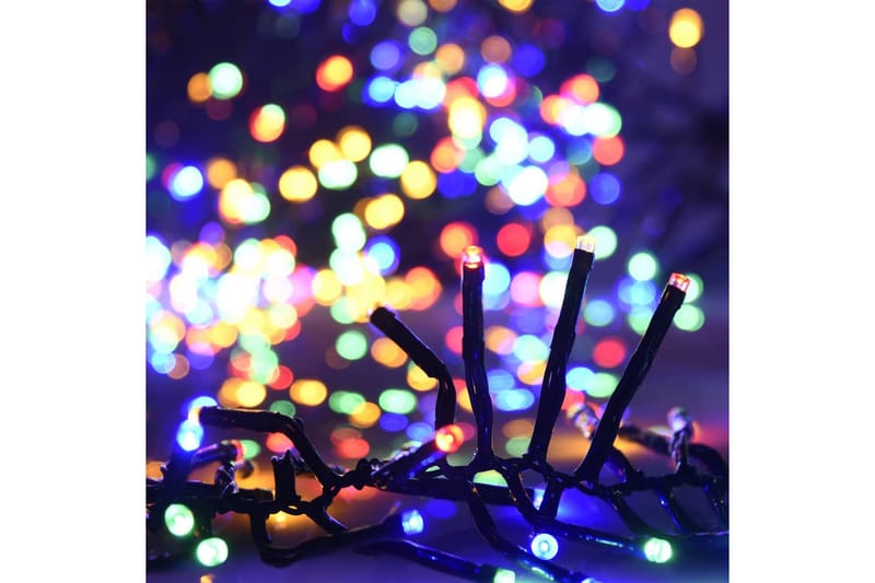 beBasic LED-strenglys med 1000 lysdioder fargerik 20 m PVC - Julepynt & juledekorasjon - Jul lys