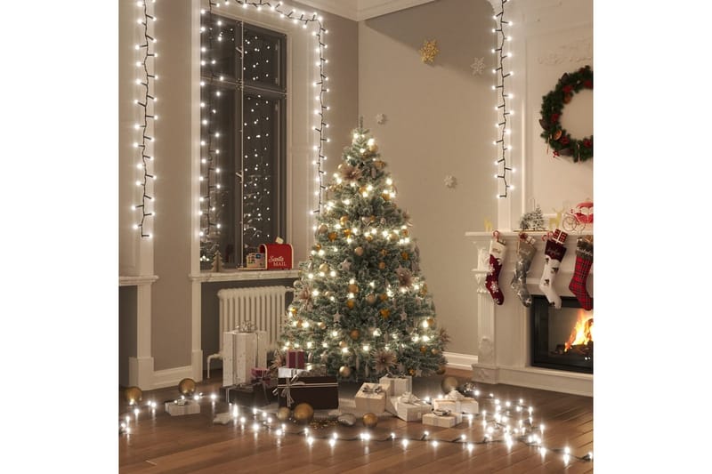 beBasic LED-strenglys med 1000 lysdioder kaldhvit 10 m PVC - Julepynt & juledekorasjon - Jul lys