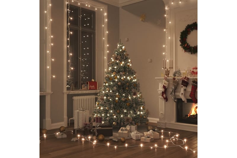 beBasic LED-strenglys med 1000 lysdioder varmhvit 100 m PVC - Julepynt & juledekorasjon - Jul lys
