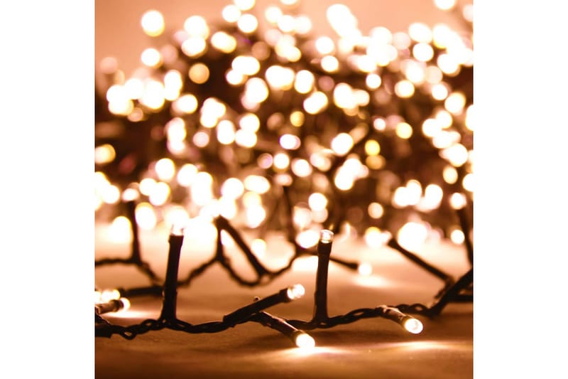 beBasic LED-strenglys med 1000 lysdioder varmhvit 30 m PVC - Julepynt & juledekorasjon - Jul lys
