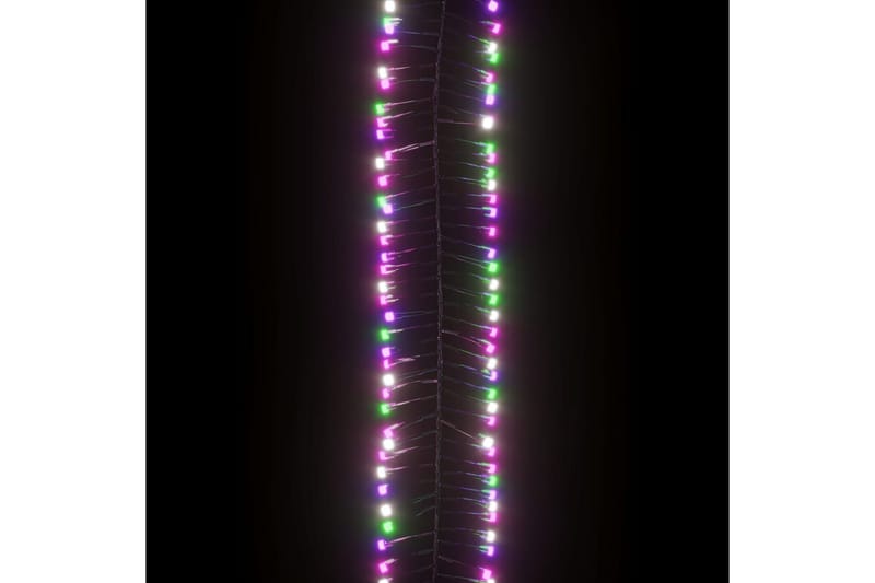beBasic LED-strenglys med 1000 lysdioder pastell fargerik 20 m PVC - Julepynt & juledekorasjon - Jul lys