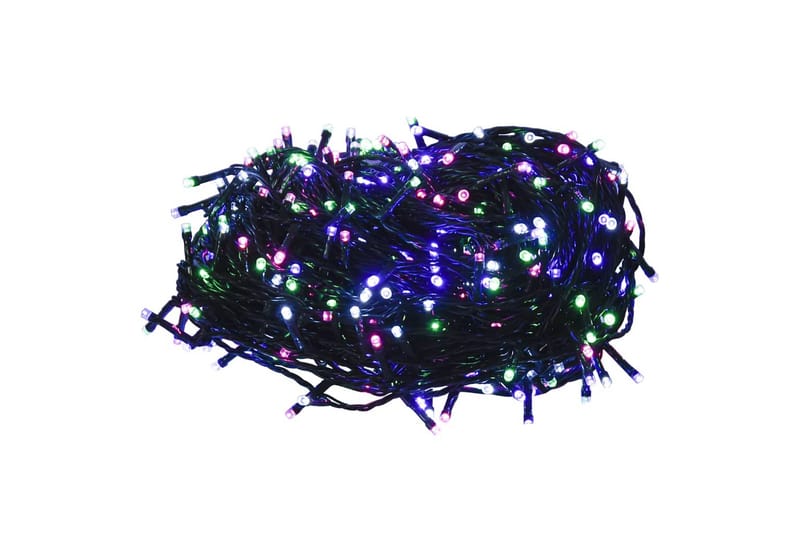 beBasic LED-strenglys med 1000 lysdioder pastell flerfarget 100 m PVC - Julepynt & juledekorasjon - Jul lys