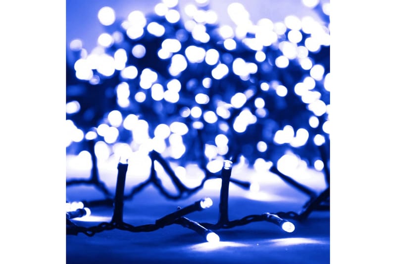 beBasic LED-strenglys med 2000 lysdioder blå 20 m PVC - Julepynt & juledekorasjon - Jul lys