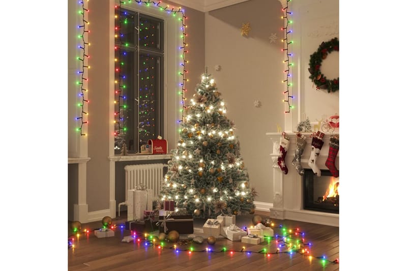 beBasic LED-strenglys med 2000 lysdioder flerfarget 20 m PVC - Julepynt & juledekorasjon - Jul lys