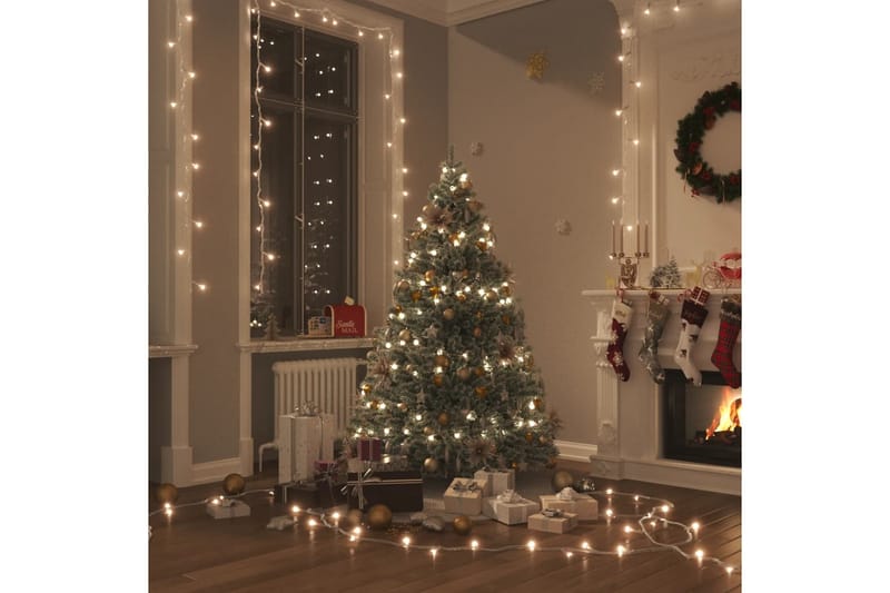 beBasic LED-strenglys med 300 lysdioder varmhvit 30 m PVC - Julepynt & juledekorasjon - Jul lys