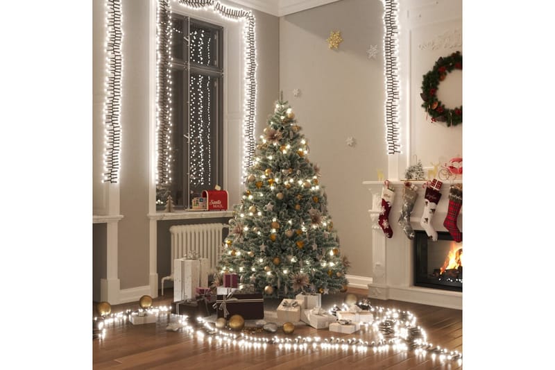 beBasic LED-strenglys med 3000 lysdioder kaldhvit 60 m PVC - Julepynt & juledekorasjon - Jul lys