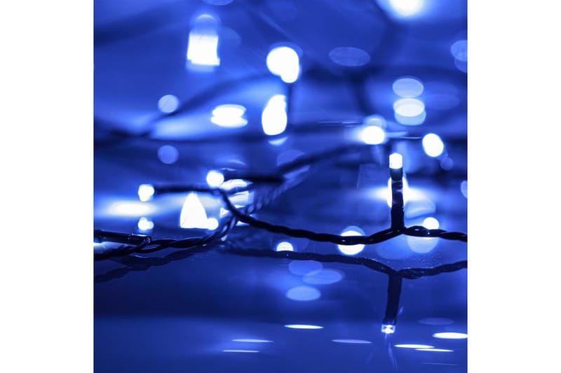 beBasic LED-strenglys med 600 lysdioder blå 60 m PVC - Julepynt & juledekorasjon - Jul lys
