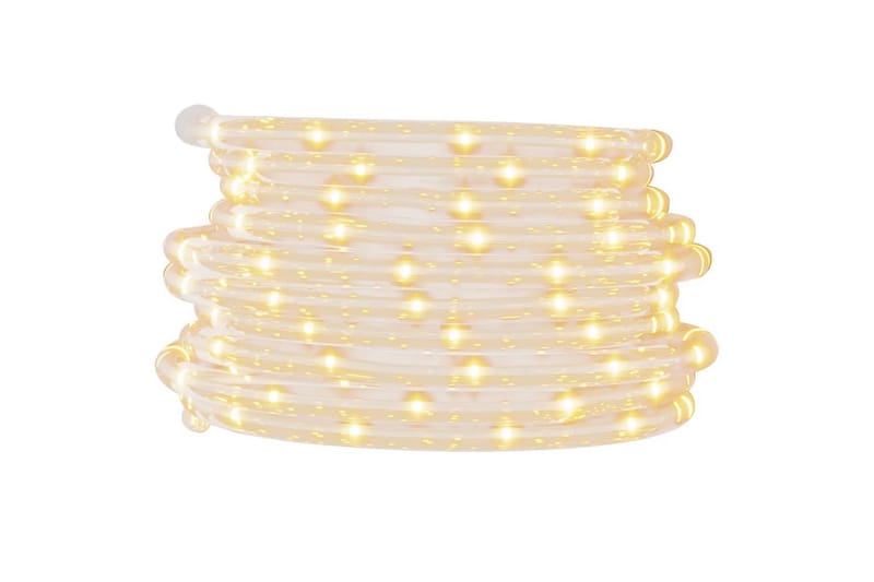 beBasic Taulys med 120 lysdioder varmhvit 5 m PVC - Hvit - Julepynt & juledekorasjon - Jul lys