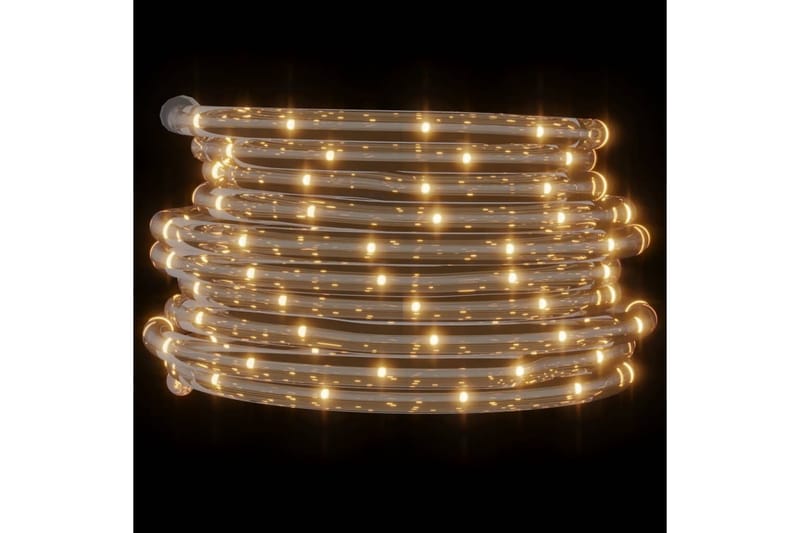 beBasic Taulys med 120 lysdioder varmhvit 5 m PVC - Hvit - Julepynt & juledekorasjon - Jul lys
