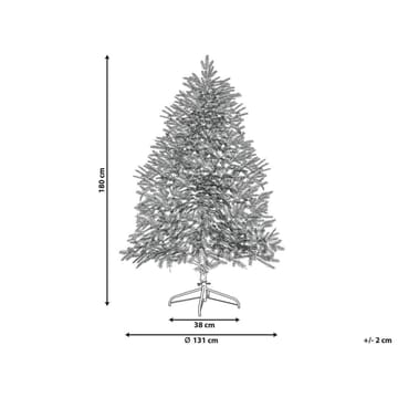 Brisco Snødekket Plastgran 180 cm med Belysning - Hvit/Grønn - Interiør - Dekorasjon & innredningsdetaljer - Julepynt & juledekorasjon - Plastjuletre