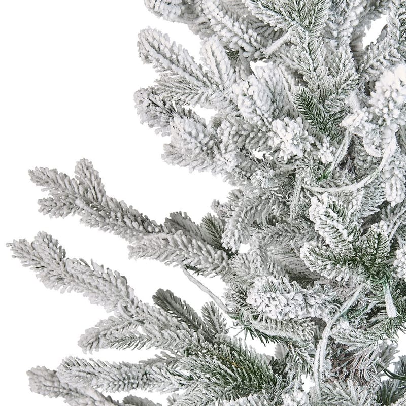 Brisco Snødekket Plastgran 180 cm med Belysning - Hvit/Grønn - Interiør - Dekorasjon & innredningsdetaljer - Julepynt & juledekorasjon - Plastjuletre