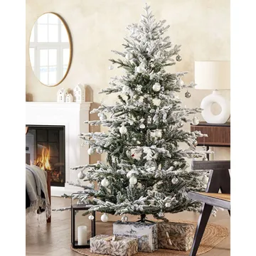 Brisco Snøfull Plastgran 180 cm - Hvit/Grønn - Interiør - Dekorasjon & innredningsdetaljer - Julepynt & juledekorasjon - Plastjuletre