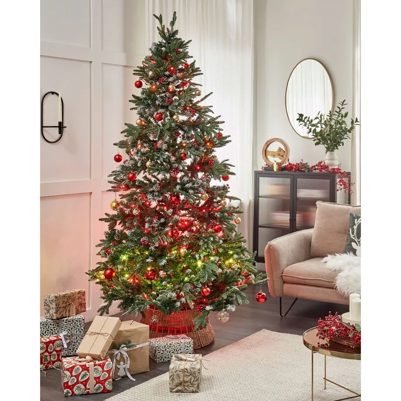 Denali Plastgran 240 cm - Grønn/Rød/Hvit - Interiør - Dekorasjon & innredningsdetaljer - Julepynt & juledekorasjon - Plastjuletre