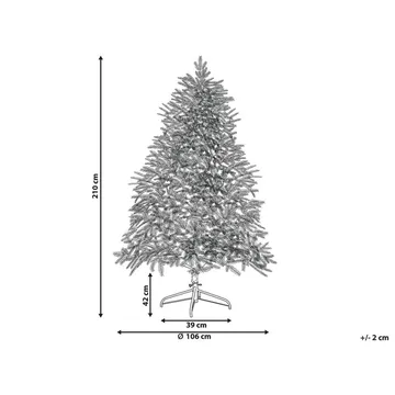 Fiddle Plastgran 210 cm med Belysning - Grønn - Interiør - Dekorasjon & innredningsdetaljer - Julepynt & juledekorasjon - Plastjuletre