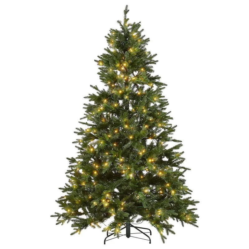 Fiddle Plastgran 210 cm med Belysning, Grønn