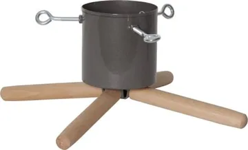 Granig juletrefot 45 cm - muldvarpfarget og naturtre - Interiør - Dekorasjon & innredningsdetaljer - Julepynt & juledekorasjon