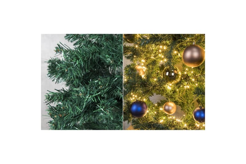 HI Juletre med metallstativ grønn 180 cm - Plastjuletre