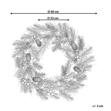Julekrans Elbrus - Interiør - Dekorasjon & innredningsdetaljer - Julepynt & juledekorasjon
