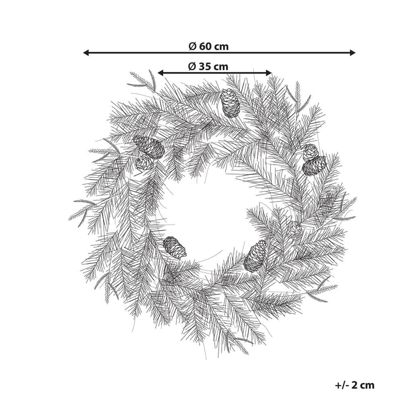Julekrans Kamerun - Interiør - Dekorasjon & innredningsdetaljer - Julepynt & juledekorasjon