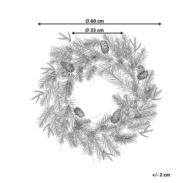 Julekrans Kamerun - Interiør - Dekorasjon & innredningsdetaljer - Julepynt & juledekorasjon