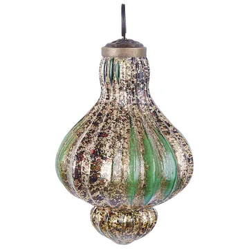 Julekule Brillant Sett med 8 - Gull, Grønn - Interiør - Dekorasjon & innredningsdetaljer - Julepynt & juledekorasjon - Juletrepynt