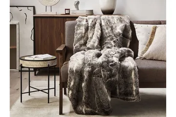 Taddart Pledd 150x200 cm Dobbeltsidig - Brun / Hvit - Interiør - Dekorasjon & innredningsdetaljer - Julepynt & juledekorasjon - Juletekstil - Juleteppe & Julepledd