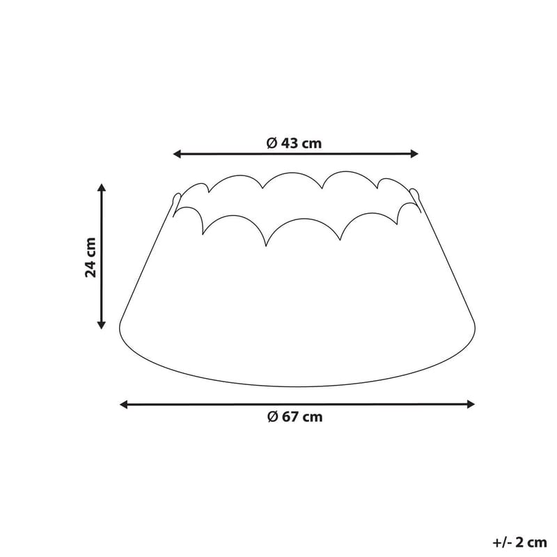 Juletrefot Givre - Interiør - Dekorasjon & innredningsdetaljer - Julepynt & juledekorasjon - Juletekstil - Juletrematte