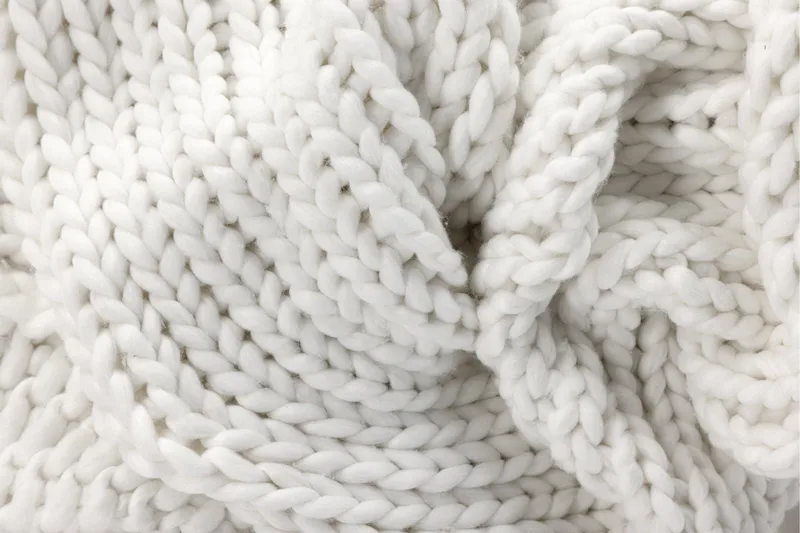 Kate Pledd 130x170 cm - Hvid - Tekstiler & tepper - Tepper & pledd