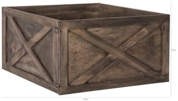 Woody Beskyttelseskant Juletretilbehør 45 cm - mørkebrun - Interiør - Dekorasjon & innredningsdetaljer - Julepynt & juledekorasjon - Juletekstil - Juletrematte