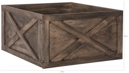 Woody Beskyttelseskant Juletretilbehør 45 cm - mørkebrun - Interiør - Dekorasjon & innredningsdetaljer - Julepynt & juledekorasjon - Juletekstil - Juletrematte