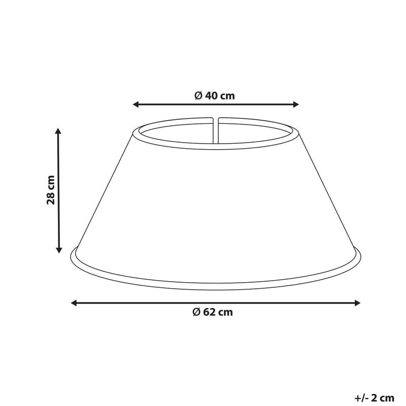 Juletrefot Bougie - 62x62x28 cm - Interiør - Dekorasjon & innredningsdetaljer - Julepynt & juledekorasjon