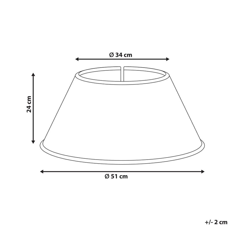 Juletrefot Hiver - Naturlig, Hvit 51x51x24 cm - Interiør - Dekorasjon & innredningsdetaljer - Julepynt & juledekorasjon