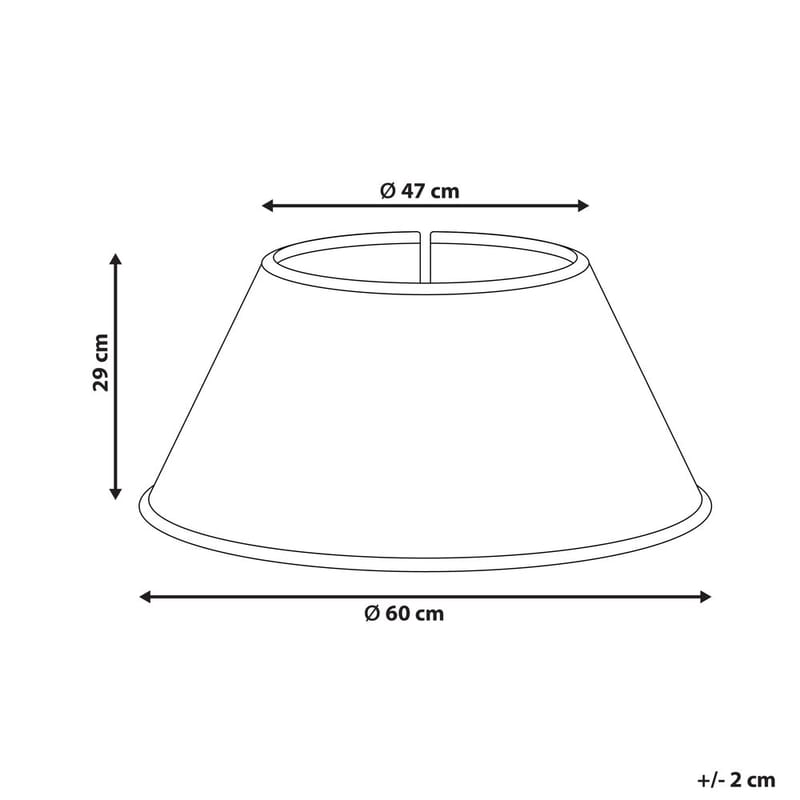 Juletrefot Hiver - Naturlig, Hvit 60x60x29 cm - Interiør - Dekorasjon & innredningsdetaljer - Julepynt & juledekorasjon