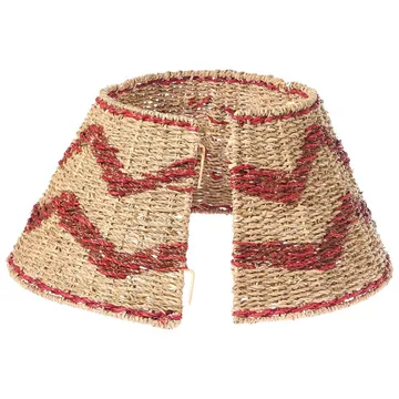 Juletrefot Hiver - Naturlig, Rød 43x43x24 cm - Interiør - Dekorasjon & innredningsdetaljer - Julepynt & juledekorasjon