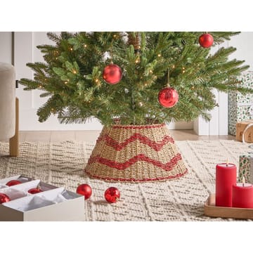 Juletrefot Hiver - Naturlig, Rød 43x43x24 cm - Interiør - Dekorasjon & innredningsdetaljer - Julepynt & juledekorasjon