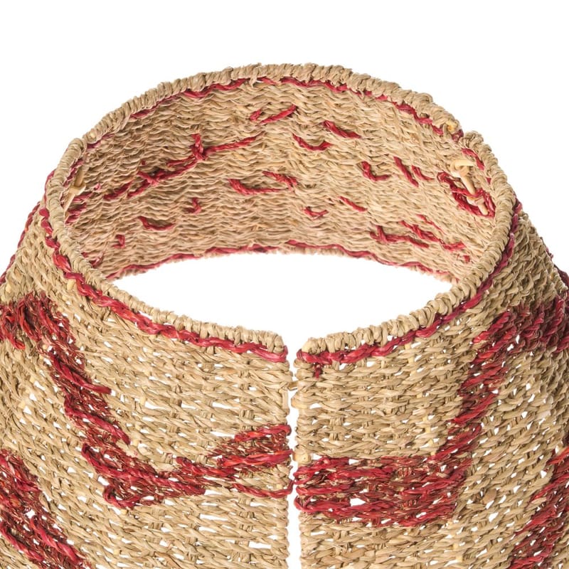 Juletrefot Hiver - Naturlig, Rød 43x43x24 cm - Interiør - Dekorasjon & innredningsdetaljer - Julepynt & juledekorasjon