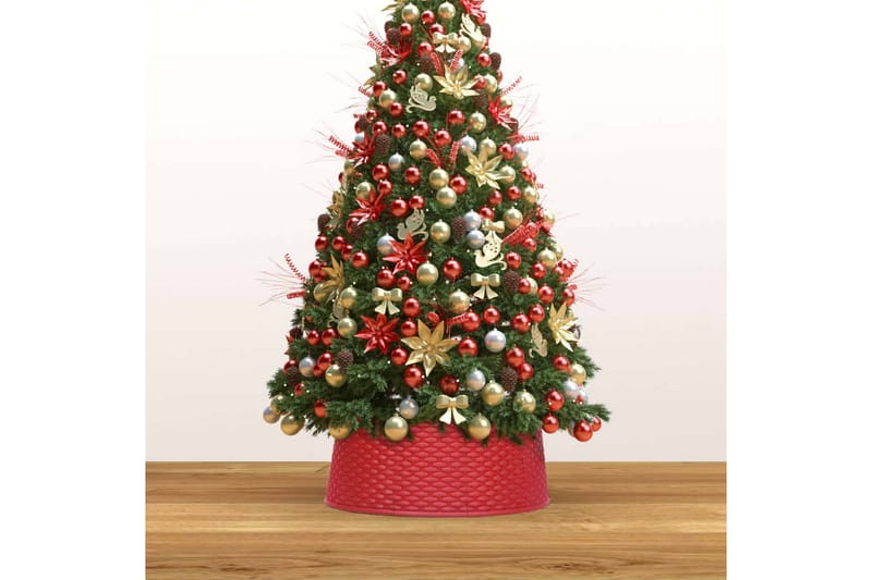 Juletreskjørt rødt 65x19,5 cm - Rød - Juletrepynt - Julepynt & juledekorasjon