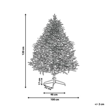 Kunstig Juletre Farnham - Blå 100x100x120 cm - Interiør - Dekorasjon & innredningsdetaljer - Julepynt & juledekorasjon - Plastjuletre