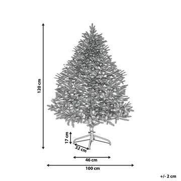 Kunstig Juletre Farnham - Rosa 100x100x120 cm - Interiør - Dekorasjon & innredningsdetaljer - Julepynt & juledekorasjon - Plastjuletre