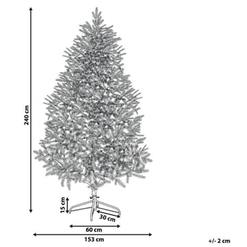 Kunstig Juletre Huxley - 153x153x240 cm - Interiør - Dekorasjon & innredningsdetaljer - Julepynt & juledekorasjon - Plastjuletre