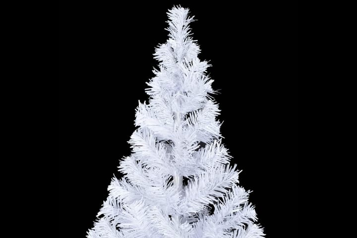 Kunstig juletre med stativ/LED 150 cm 380 grener - Hvit - Plastjuletre